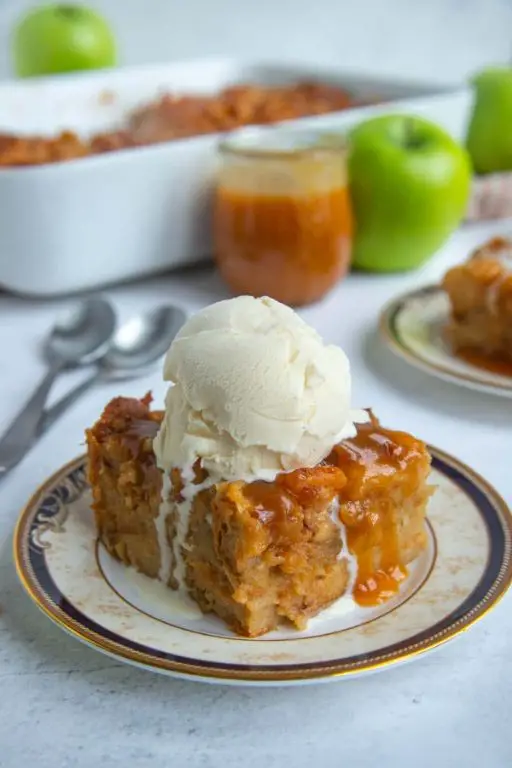 Apple Cider Bread Pudding