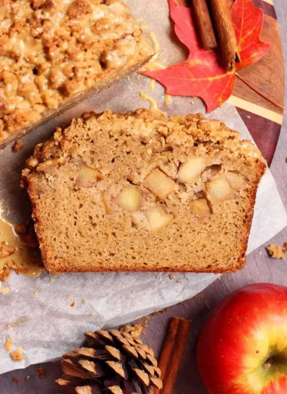 Apple Cider Bread with Maple Glaze