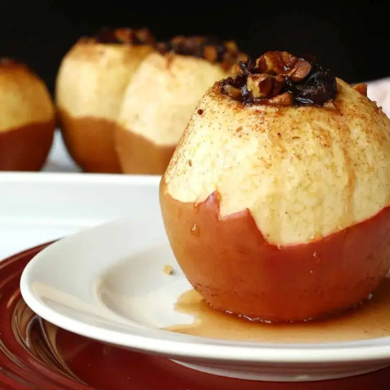 Apple Cider Glazed Baked Apples