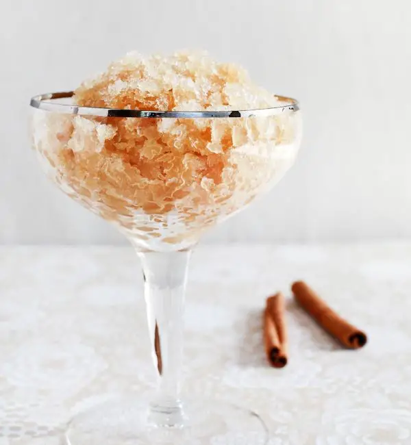Apple Cider Granita