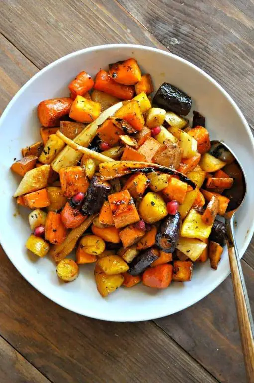 Apple Cider Roasted Vegetables