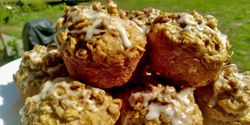 Apple Cinnamon Oatmeal Muffins