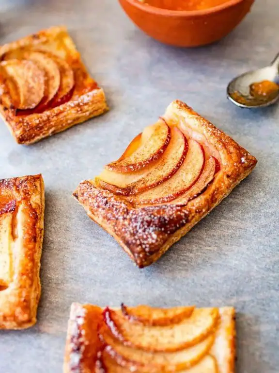 Apple Cinnamon and Walnut Puff Pastry Desserts