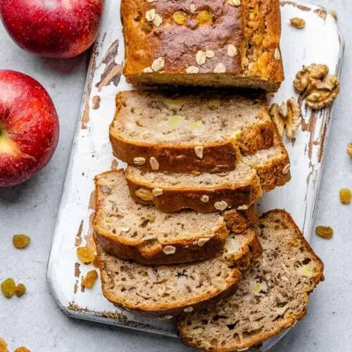 Apple Oatmeal Bread with Raisins