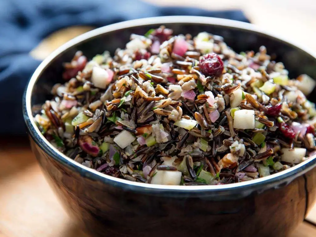 Apple Pecan Wild Rice Salad