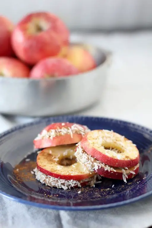 Apple Sandwiches with Almond Butter