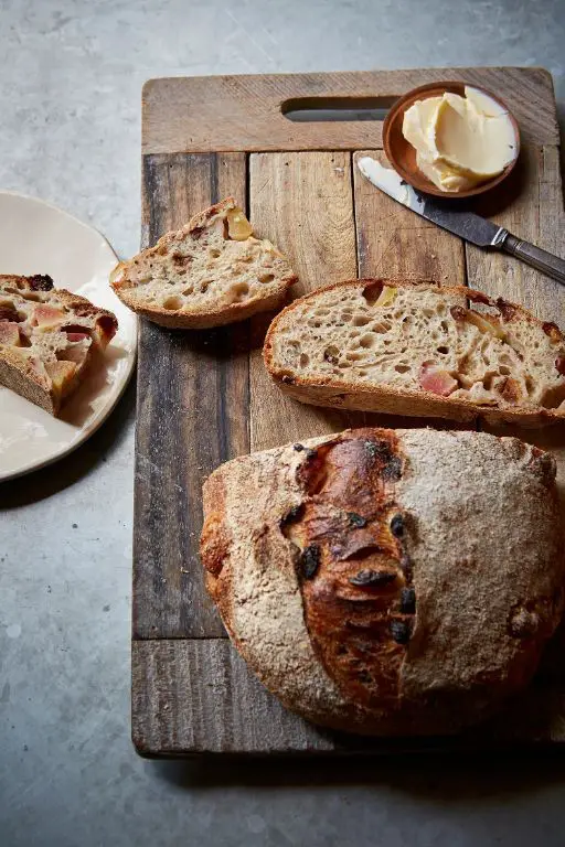 Apple Sourdough Bread with Rosemary