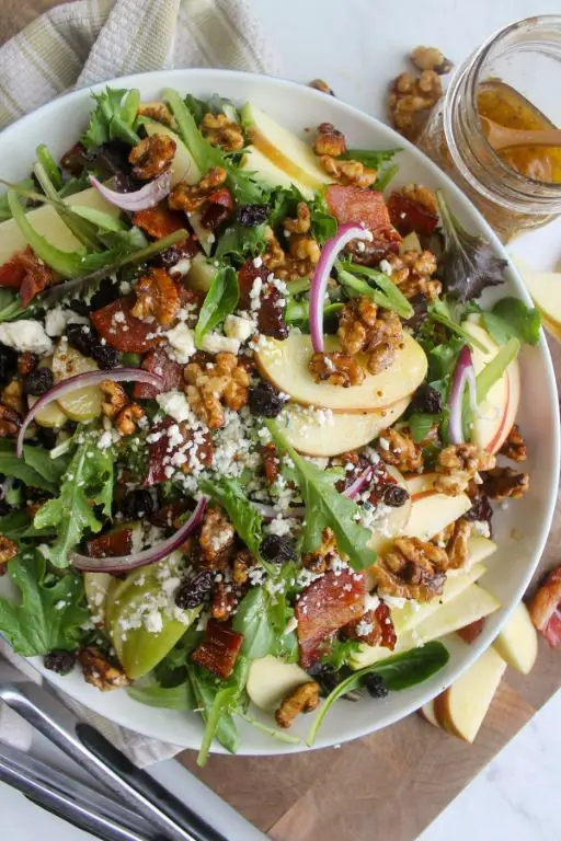 Apple Walnut and Blue Cheese Salad