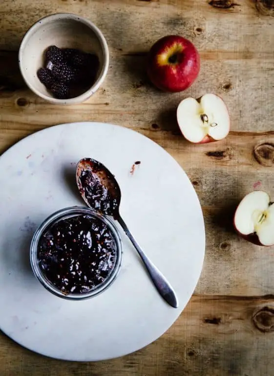 Apple and Blueberry Jam with Cinnamon