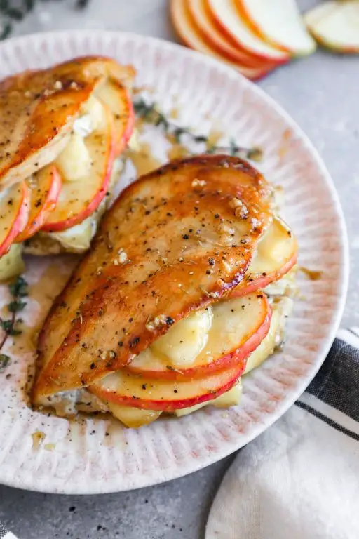 Apple and Brie Stuffed Chicken