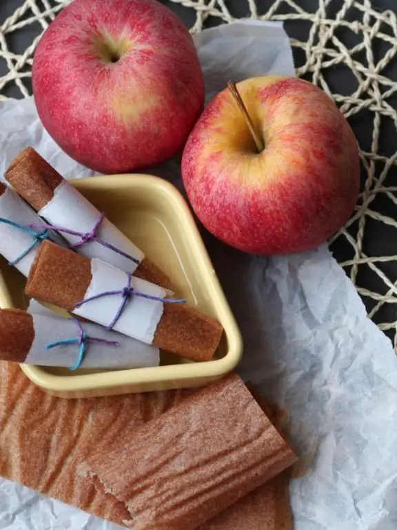 Apple and Pear Fruit Leather