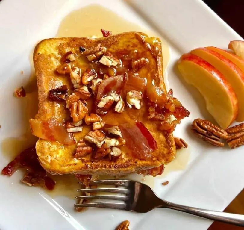 Apple and Pecan Stuffed French Toast