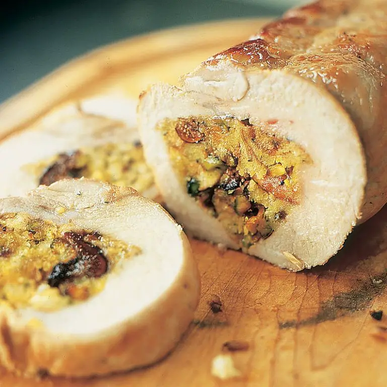 Apricot and Pistachio Stuffed Pork Loin