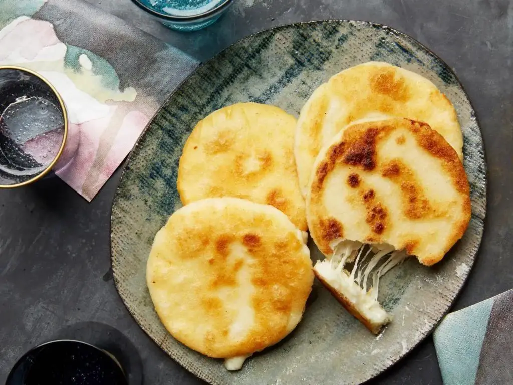 Arepas with Cheese Filling
