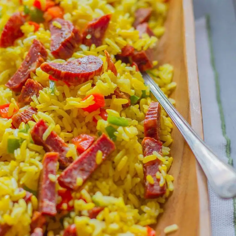 Arroz con Chorizo (Peruvian Sausage Rice)