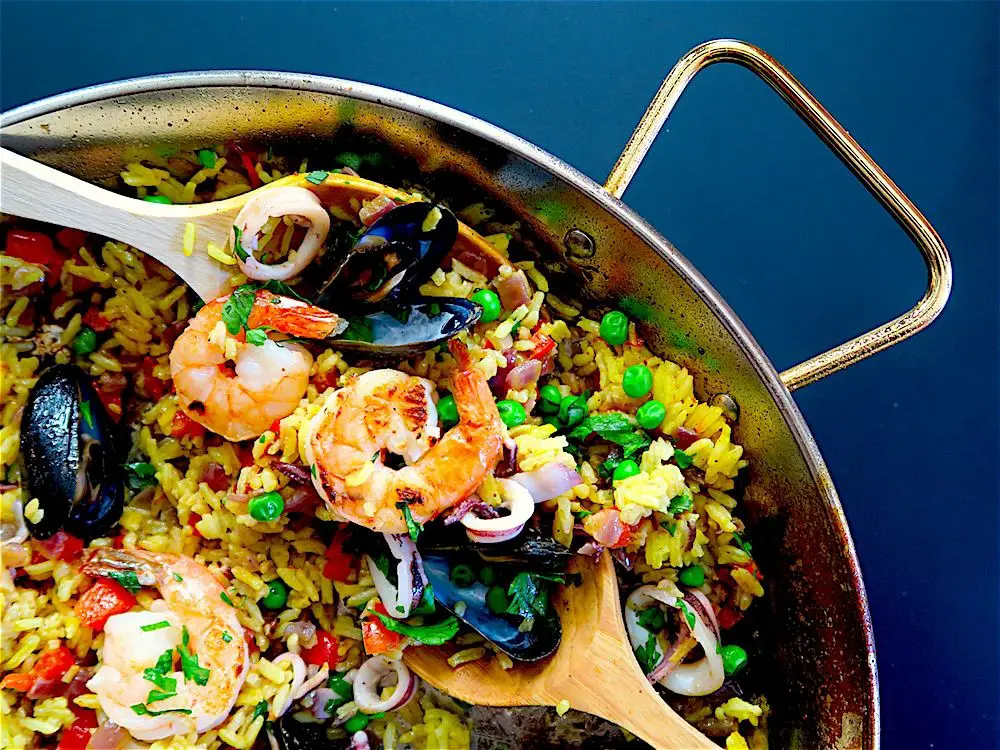 Arroz con Mariscos (Peruvian Seafood Rice)