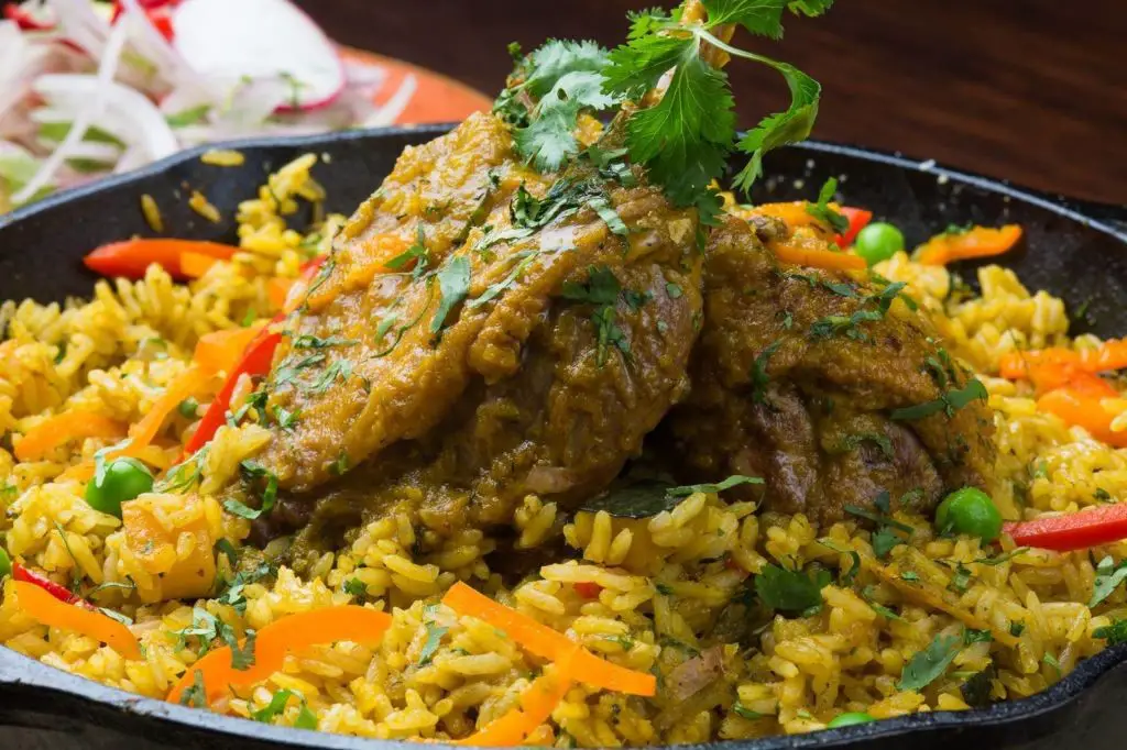 Arroz con Pollo a la Chiclayana