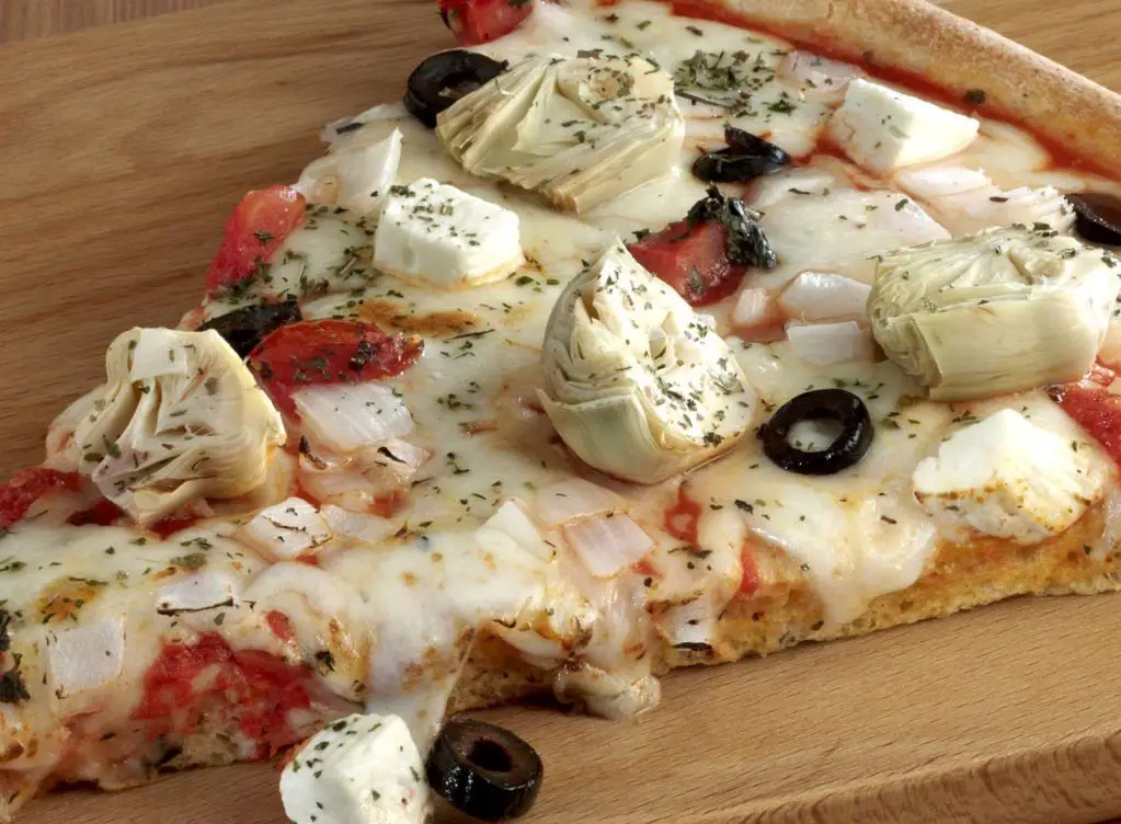 Artichoke Heart and Goat Cheese Flatbread