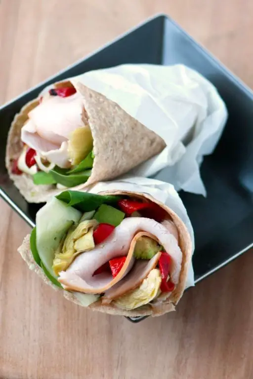 Artichoke and Avocado Wrap