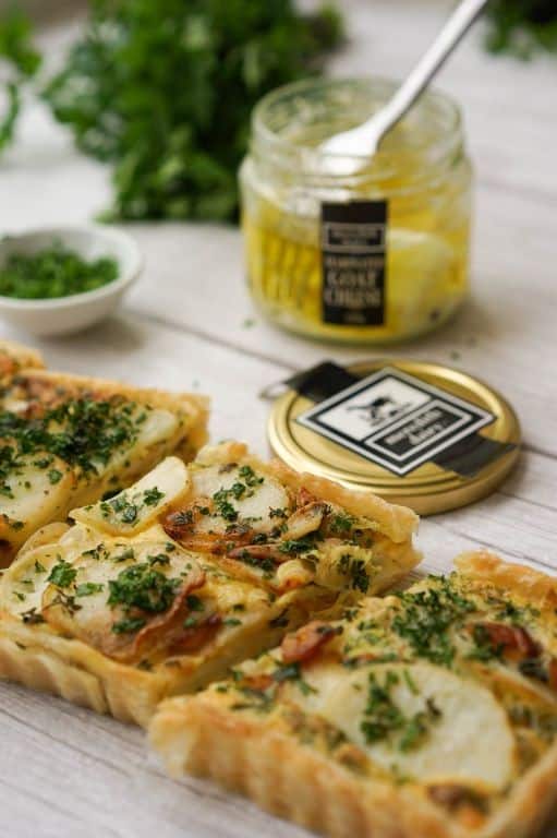 Artichoke and Goat Cheese Tart