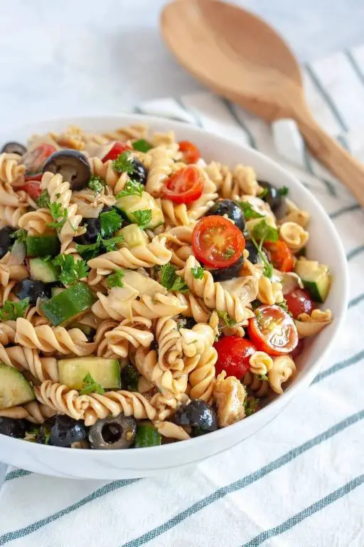 Artichoke and Olive Pasta Salad