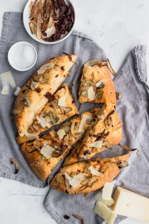 Artichoke and Parmesan Focaccia