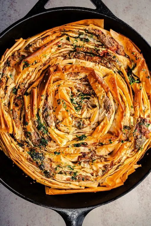 Artichoke and Parmesan Phyllo Spirals