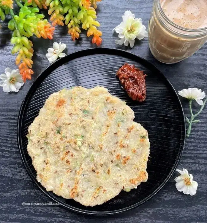 Ash Gourd Pancakes with Semolina