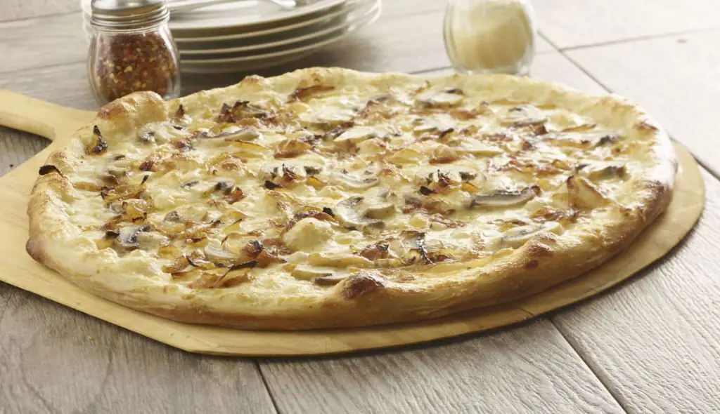 Asiago Cheese and Caramelized Onion Pizza