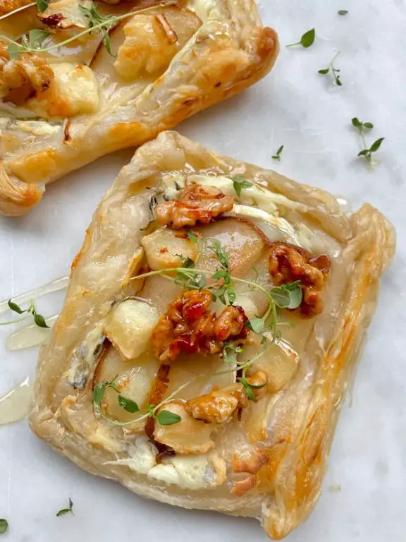Asian Pear and Goat Cheese Tart