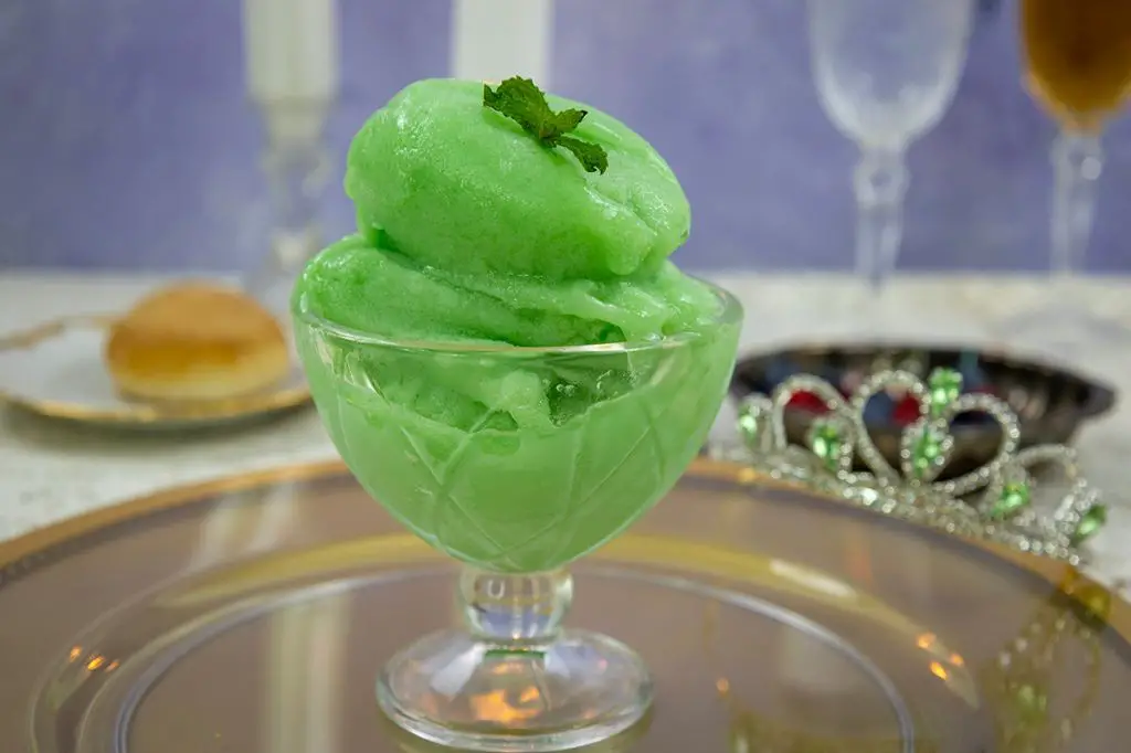 Asian Pear and Mint Sorbet