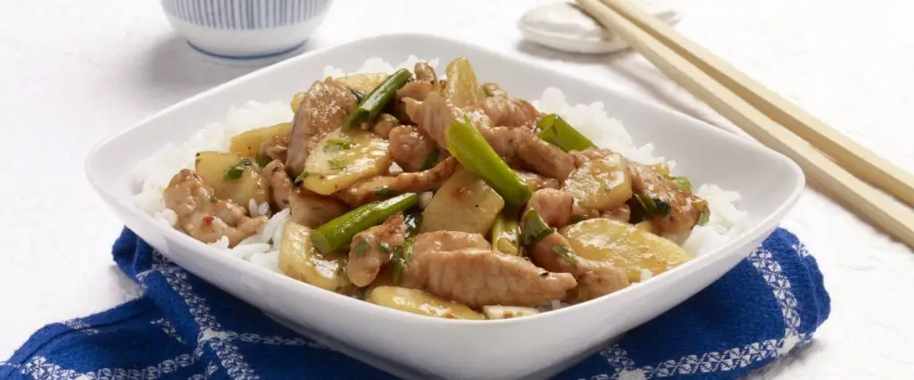 Asian Pear and Pork Stir-Fry