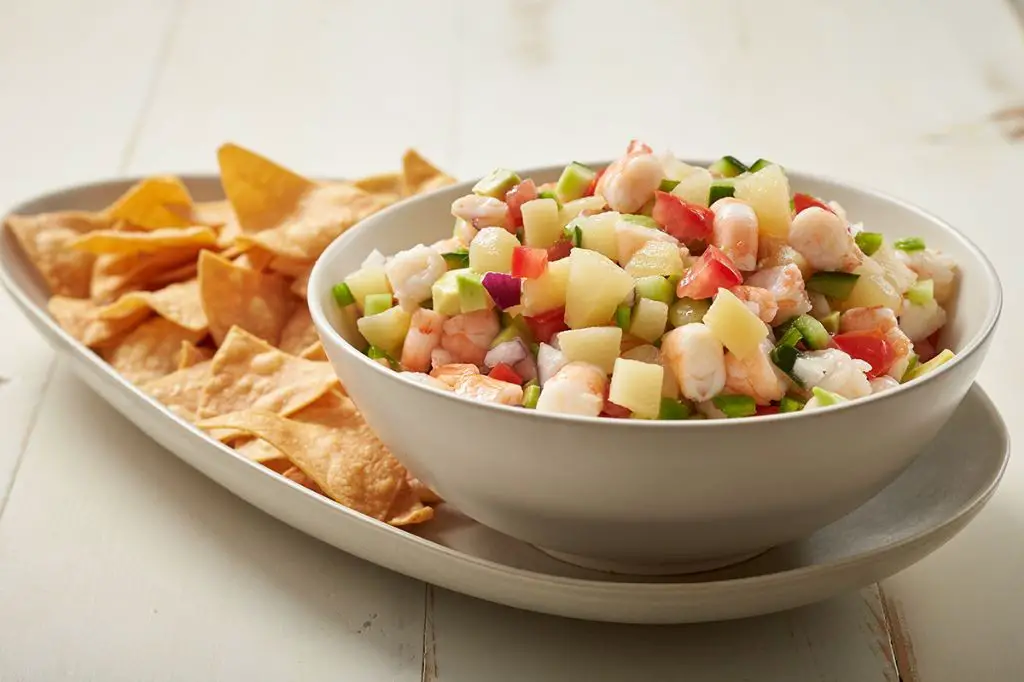 Asian Pear and Shrimp Ceviche