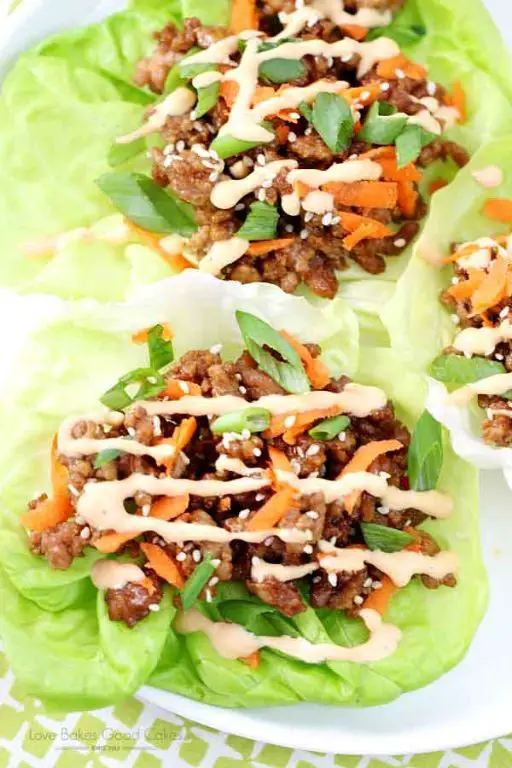 Asian Pork Lettuce Wraps