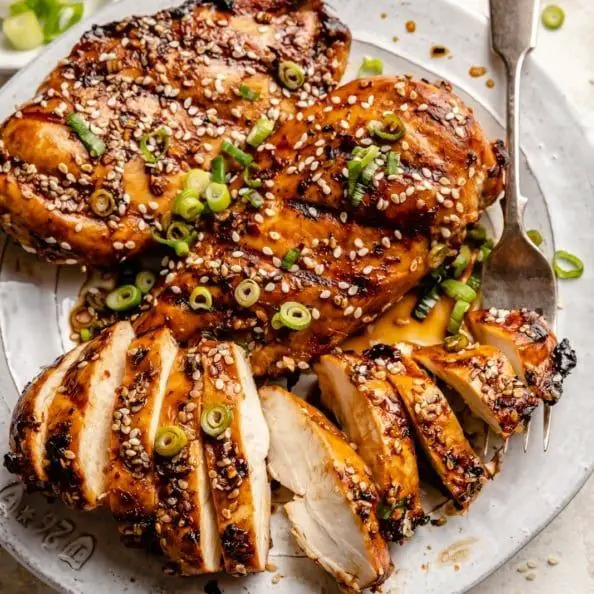 Asian Sesame BBQ Grilled Chicken