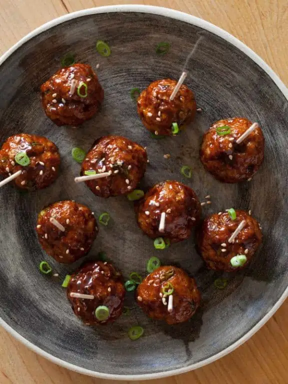 Asian-Inspired Cocktail Meatballs
