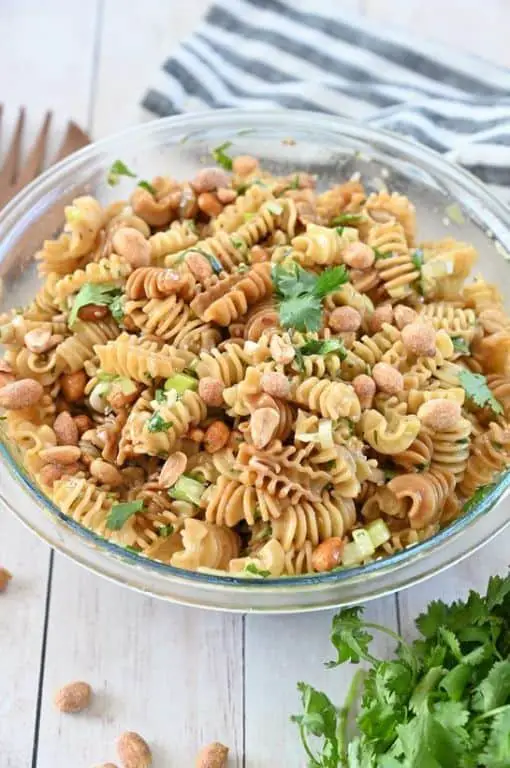 Asian-Inspired Macaroni Salad with Sesame Dressing