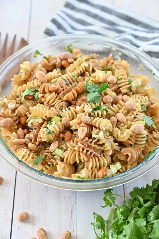Asian-Inspired Tortellini Salad with Sesame Dressing