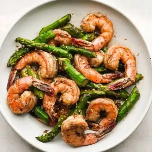 Asparagus and Shrimp Stir-Fry