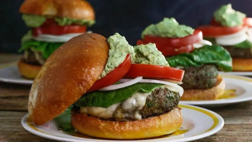 Avocado Ranch Hamburger Air Fryer Surprise