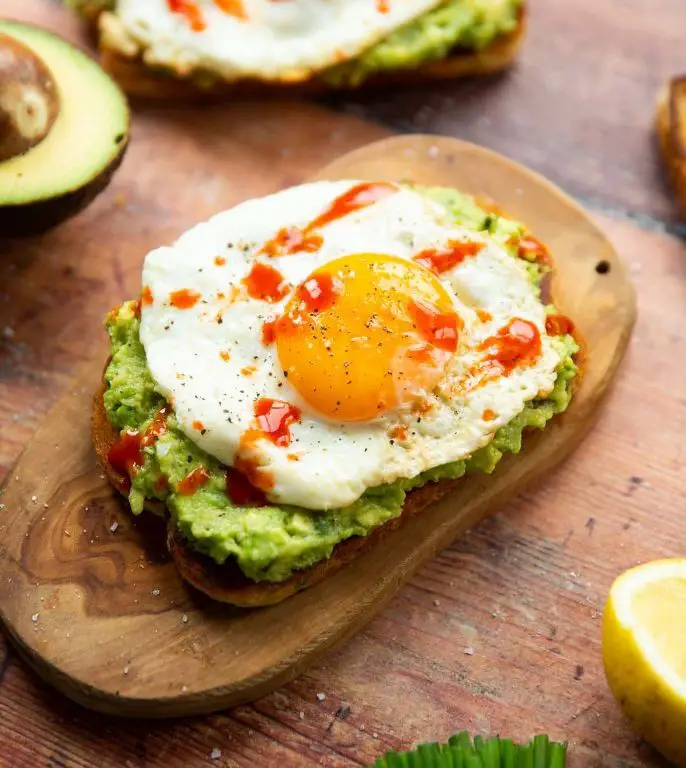 Avocado Toast with a Fried Egg