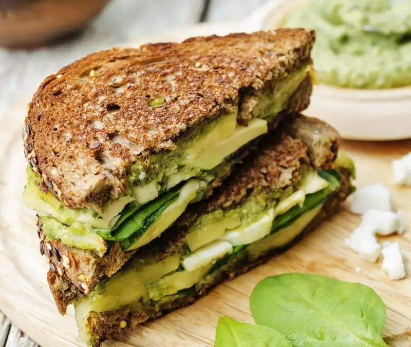 Avocado and Pesto Panini