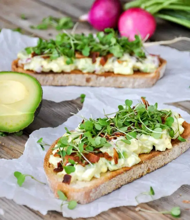 Avocado and Radish Toast with Herbed Butter