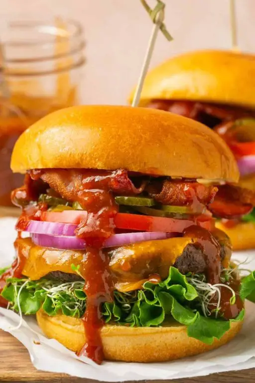 BBQ Bacon Hamburger Air Fryer Special