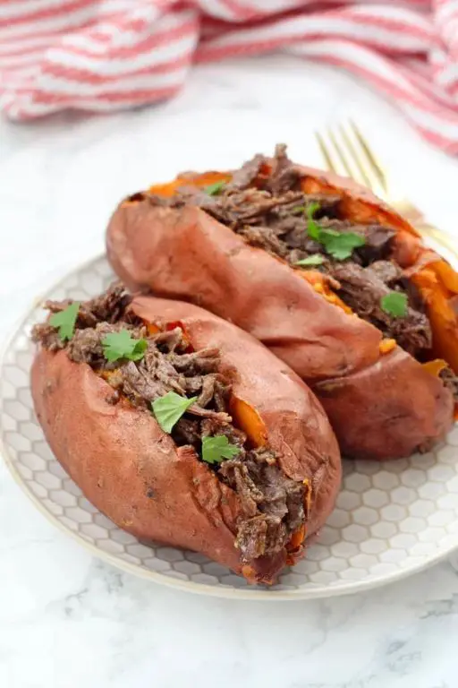 BBQ Beef Roast with Sweet Potatoes