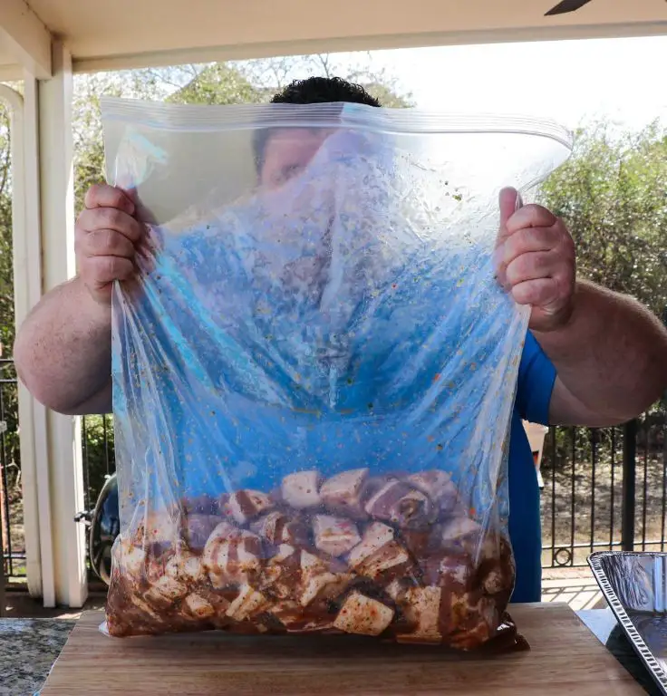 BBQ Beef Ziplock Steamer Bag