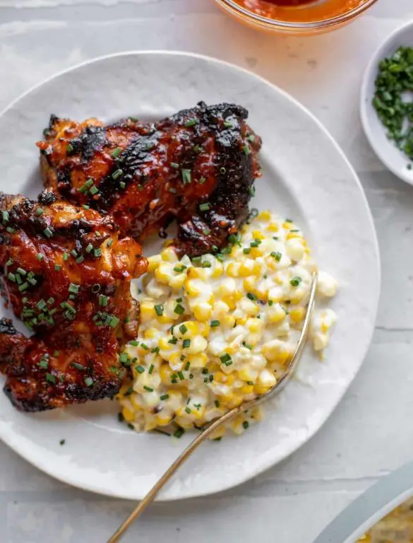 BBQ Chicken Bog with Corn