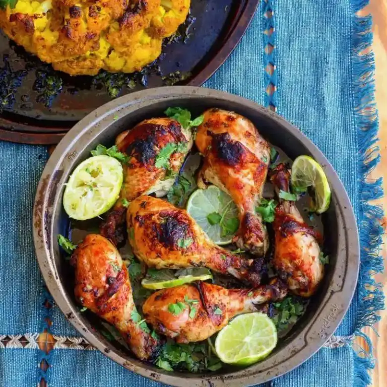 BBQ Chicken Legs with Cilantro Lime Rice