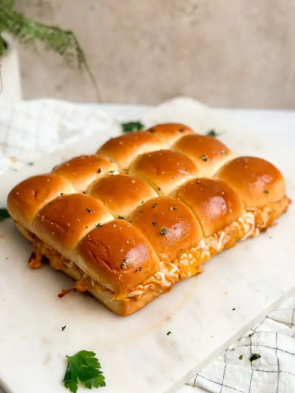 BBQ Chicken Mini Naan Sliders