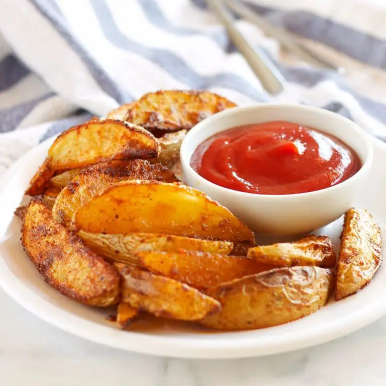 BBQ Glazed Potato Wedges
